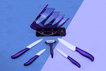amour-professional-chef-s-ceramic-knife-and-peeler-non-slip-handle-with-attractive-stand-metallic-purple-6-piece