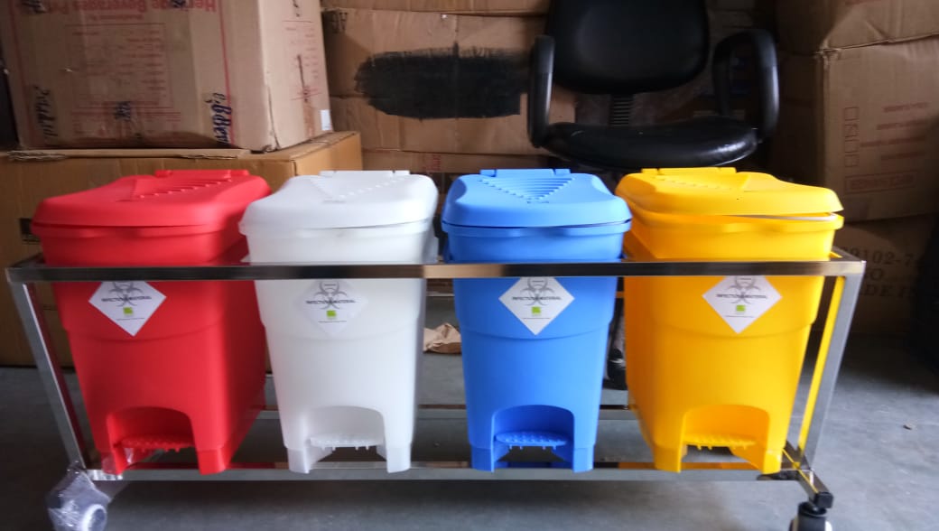 bio-medical-waste-segregation-trolley-4-box-of-15-liter