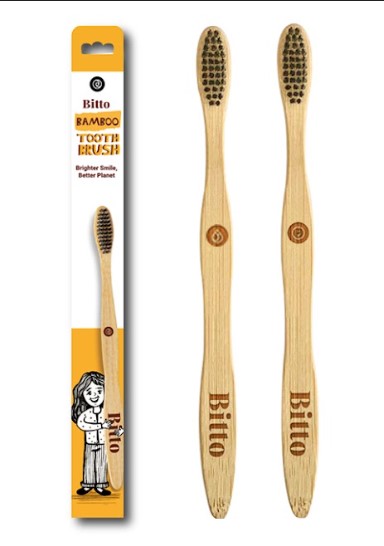 bitto-vex-bamboo-toothbrush-for-adult-with-white-curved-soft-bristles-antibacterial-and-biodegradable-adult-pack-2-adult-bamboo-toothbrush
