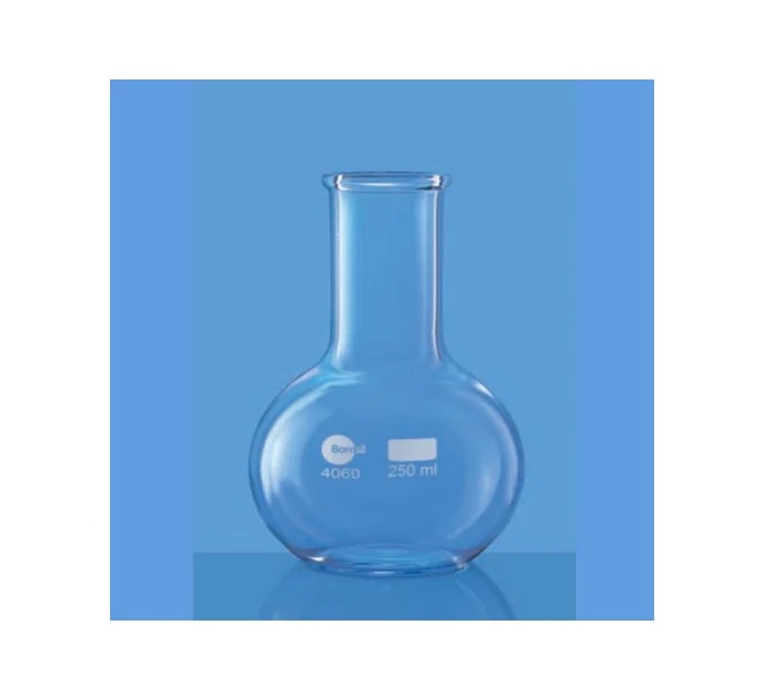 borosil-flat-bottom-flask-narrow-mouth-100-ml-4060016