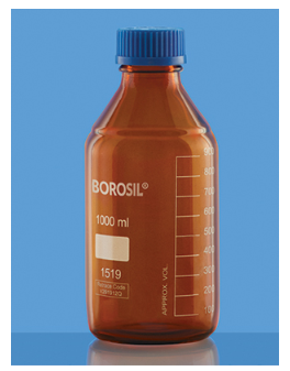 borosil-reagent-bottles-narrow-mouth-with-screw-cap-amber-capacity-1000ml-1519029