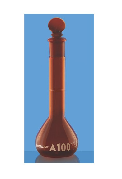 borosil-volumetric-flask-class-a-wide-mouth-amber-with-individual-calibration-certificate-50-ml-5653012