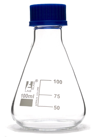 conical-flask-with-screw-cap-100ml