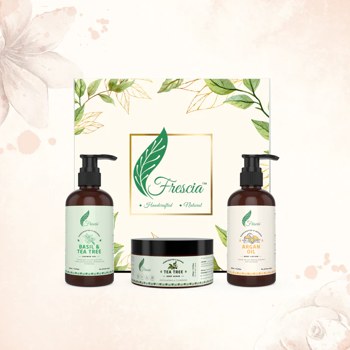 customised-gift-box-3-items-basil-tea-tree-shower-gel-tea-tree-body-scrub-argan-oil-body-lotion