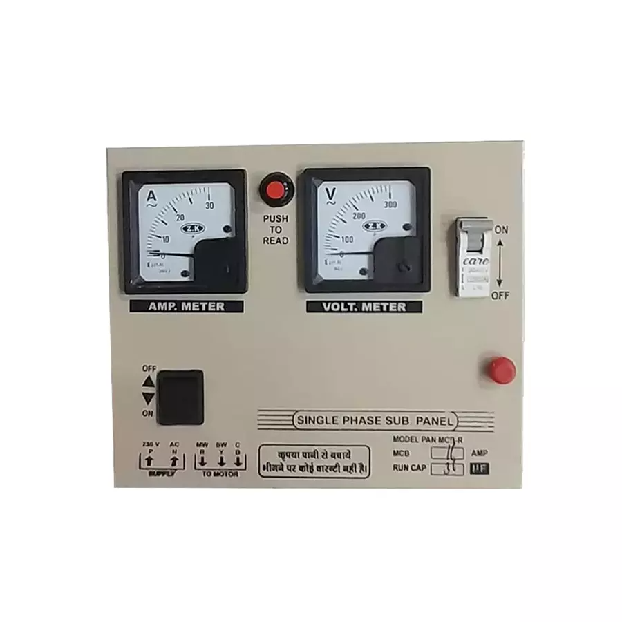 damor-1-5-hp-control-panel-for-oil-filled-submersible-pump