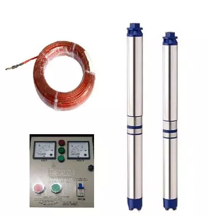damor-1-hp-oil-filled-submersible-pump-with-control-panel-30-meters-safety-cable