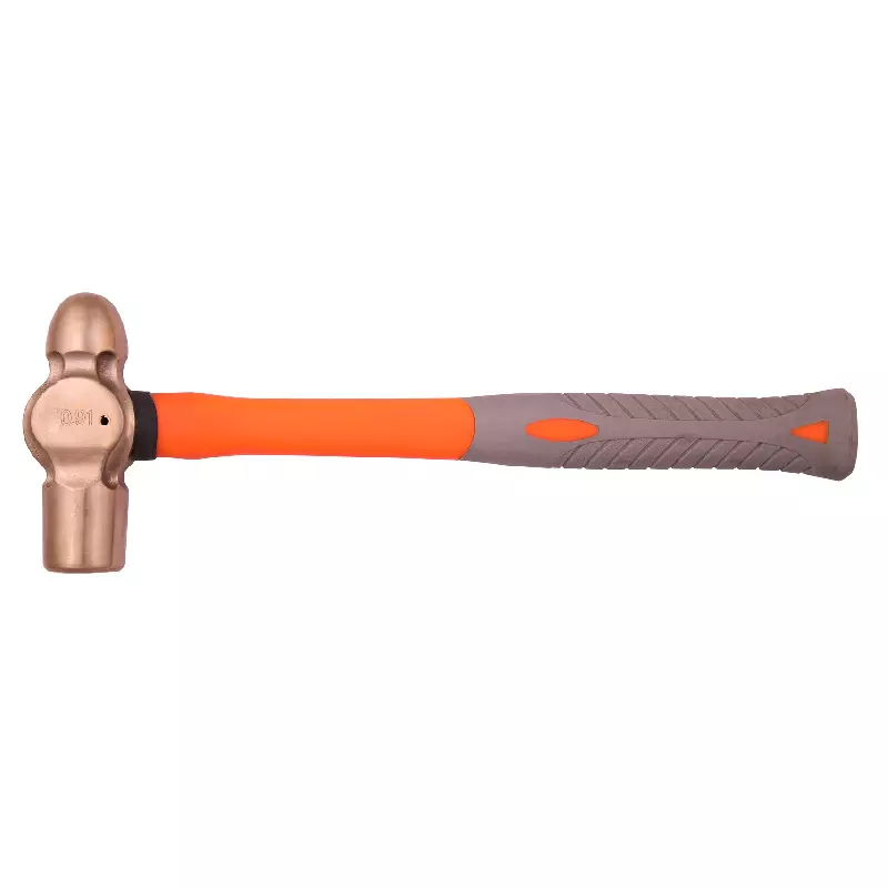 de-neers-910-g-non-sparking-copper-ball-pein-hammer-with-fiberglass-handle