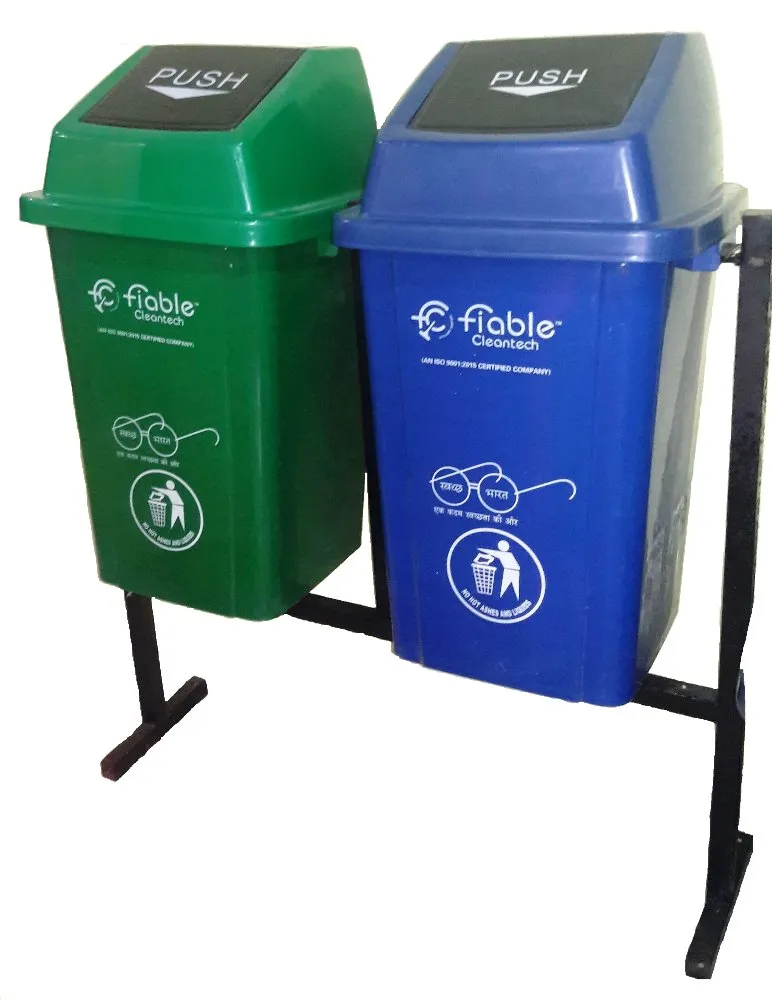 fiable-cleantech-hdpe-100-l-industrial-dustbin-with-stand