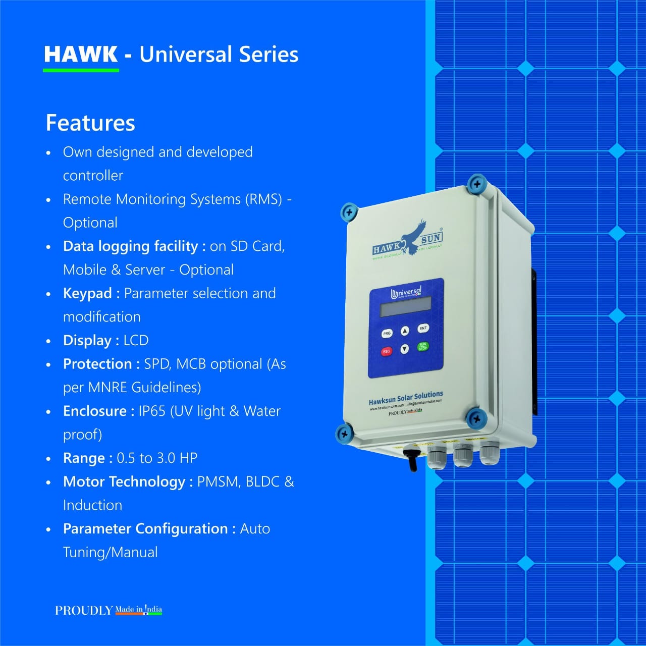 hawksun-u46x-dsp-series-dc-borewell-solar-pump-controller-for-5hp-u46x-dsp-5030
