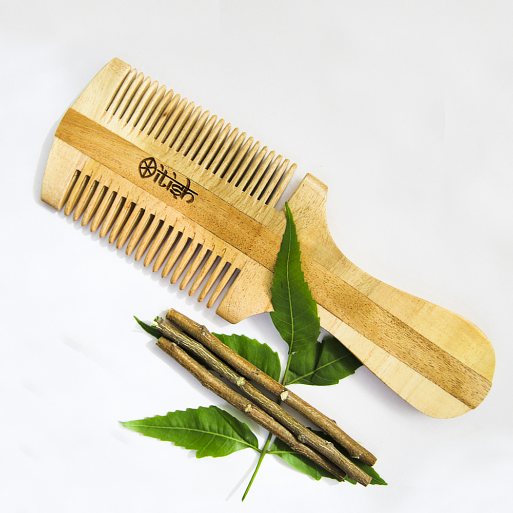 Itish Neem Wood Comb Best Hair Fall Treatment | EnvMart.