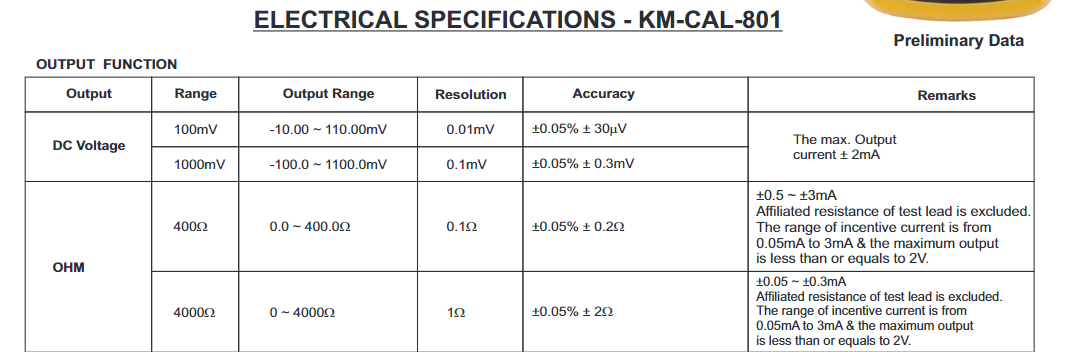 kusam-meco-km-cal-801-temperature-calibrator-source-dcv-ohm-tc-rtd