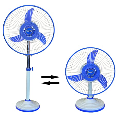 lovely-solar-dc-12volt-24watt-12-inch-sanchi-2in1-convertible-pedestable-fan-2-speed-colour-blue-white-1-fan-with-2-stand-poles-of-pedestal-table