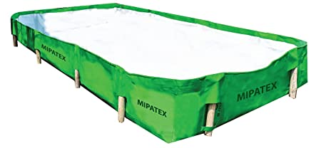mipatex-azolla-cultivation-bed-12ft-x-4ft-x-1ft-hdpe-450-gsm-waterproof-garden-growing-bed-aquatic-fern-uv-stabilized-grow-bed-green