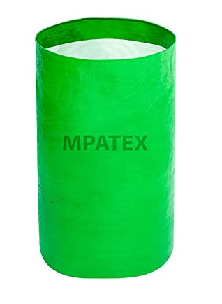 mipatex-plant-grow-bags-15in-x-6in-terrace-gardening-vegetable-planting-pots-woven-fabric-leafy-fruits-growing-containers-green-pack-of-10