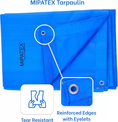 mipatex-tarpaulin-sheet-200-gsm-27ft-x-12ft-waterproof-heavy-duty-poly-tarpaulin-blue