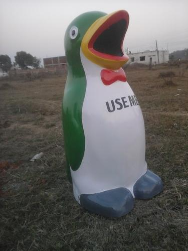 parth-frp-coloured-penguin-shaped-dustbin