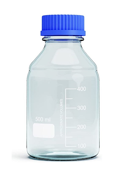 reagent-bottle-wm-blue-screw-cap-clear-glass-00500ml-with-ring-pouring