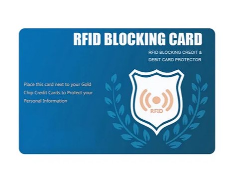 RFID NFC Blocker Card 13.56Mhz RFID For Wallet With Material PVC, BBE52 