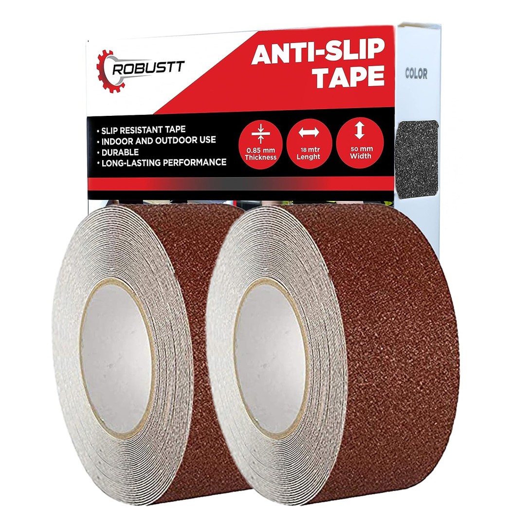 robustt-anti-skid-antislip-18mtr-guaranteed-x50mm-brown-fall-resistant-with-pet-material-and-solvent-acrylic-adhesive-tape-pack-of-2