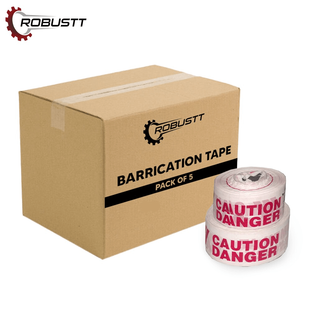 robustt-caution-tape-3-inches-x-130-mtr-white-red-pvc-material-barrication-tape-weather-resistant-warning-tape-pack-of-5