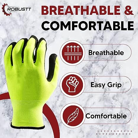 robustt-green-on-black-nylon-nitrile-front-coated-industrial-safety-anti-cut-hand-gloves-for-finger-and-hand-protection-pack-of-20