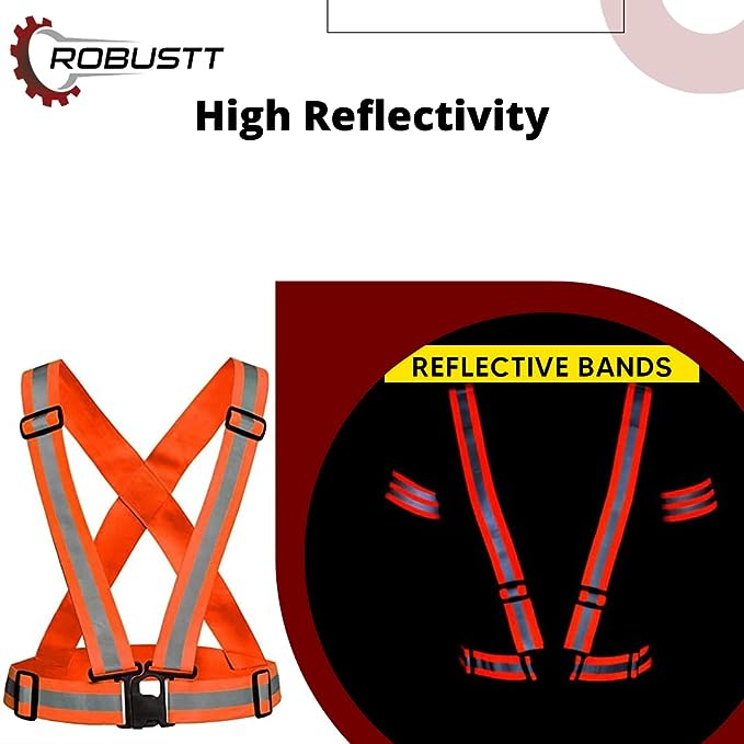 robustt-high-visibility-orange-protective-safety-reflective-vest-belt-jacket-night-cycling-reflector-strips-cross-belt-stripes-adjustable-vest-safety-jacket-pack-of-1