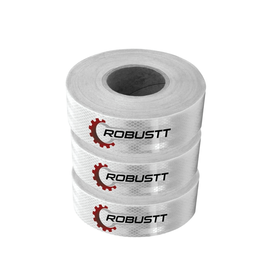 robustt-reflective-tape-42-mtr-guaranteed-x50mm-white-pet-material-diamond-cut-design-superior-reflectivity-crack-resistant-safety-tape-pack-of-3