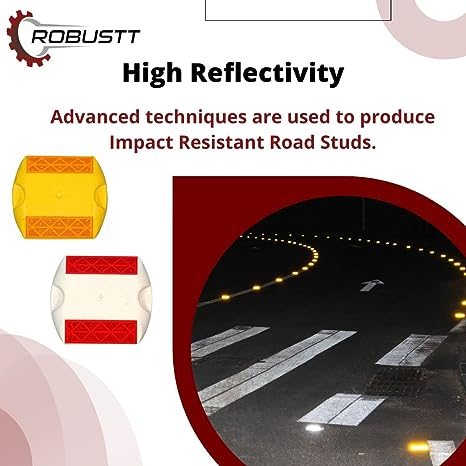 robustt-road-reflector-white-and-red-plastic-abs-road-stud-set-of-20-pieces