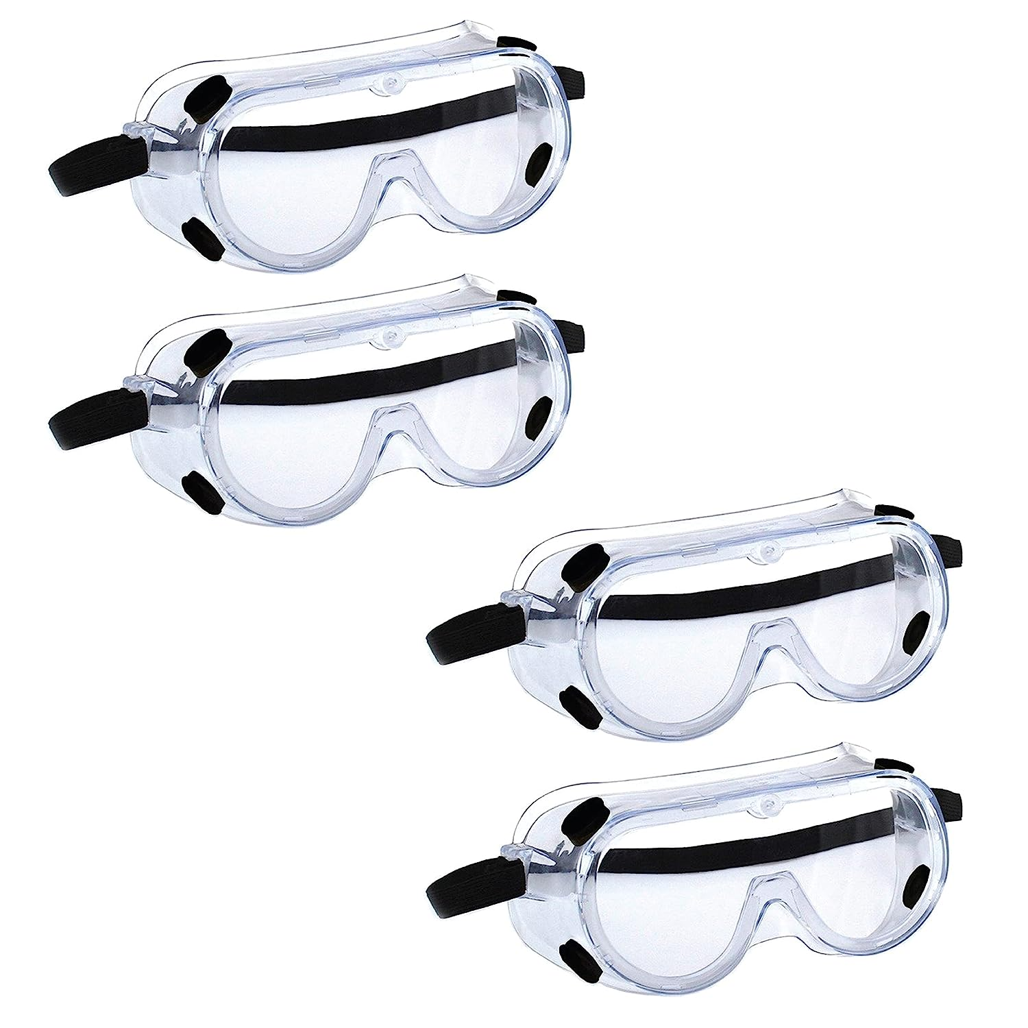 robustt-safety-goggles-for-chemical-protection-with-an-adjustable-strap-and-minimum-lens-fogging-pack-of-4