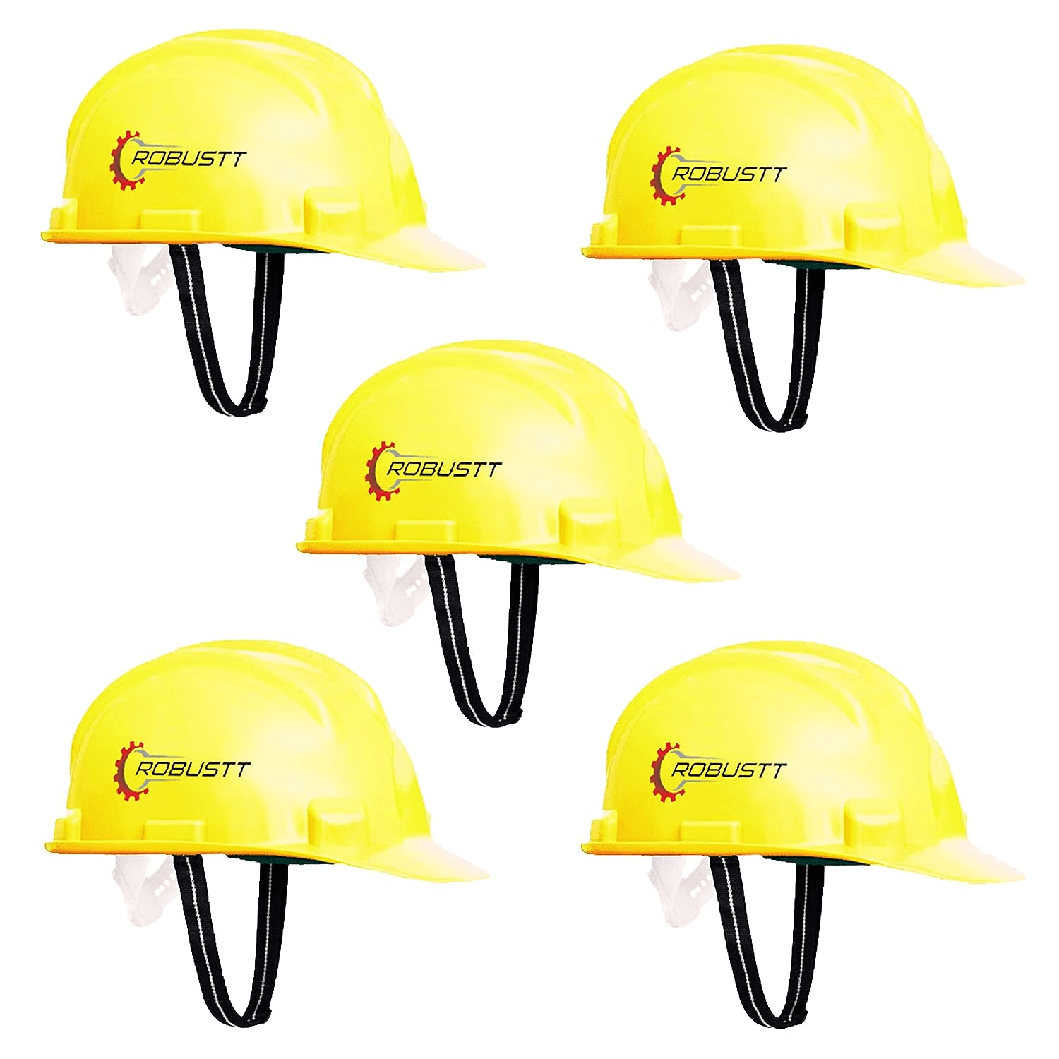 robustt-x-shree-jee-nape-type-yellow-adjusment-safety-helmet-construction-helmet-protection-for-outdoor-work-head-safety-hat-pack-of-5
