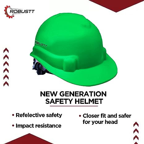 robustt-x-shree-jee-safety-helmet-executive-ratchet-type-adjustment-protection-for-outdoor-work-head-safety-hat-with-sweat-band-green-pack-of-2