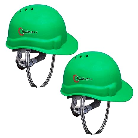 robustt-x-shree-jee-safety-helmet-executive-ratchet-type-adjustment-protection-for-outdoor-work-head-safety-hat-with-sweat-band-green-pack-of-2