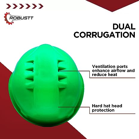 robustt-x-shree-jee-safety-helmet-executive-ratchet-type-adjustment-protection-for-outdoor-work-head-safety-hat-with-sweat-band-green-pack-of-5