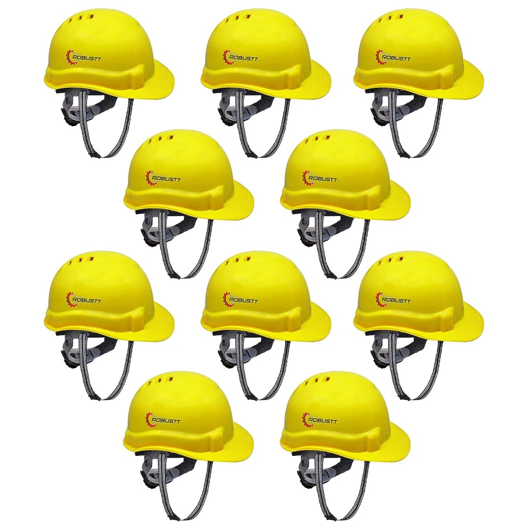 robustt-x-shree-jee-safety-helmet-executive-ratchet-type-adjustment-protection-for-outdoor-work-head-safety-hat-with-sweat-band-yellow-pack-of-10