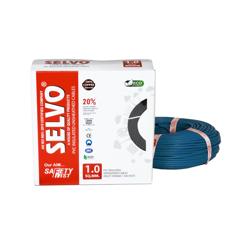 selvo-1-sq-mm-90-meter-pvc-insulated-multistrand-flame-retardant-blue-copper-cable