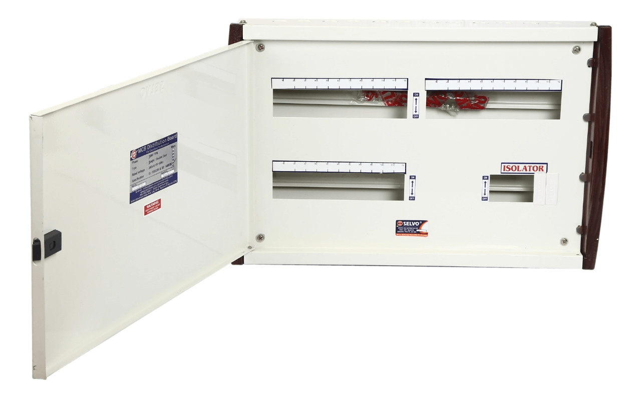 selvo-12-way-three-phase-neutral-tpn-double-door-distribution-board-with-door-earthing-gseltpn11042