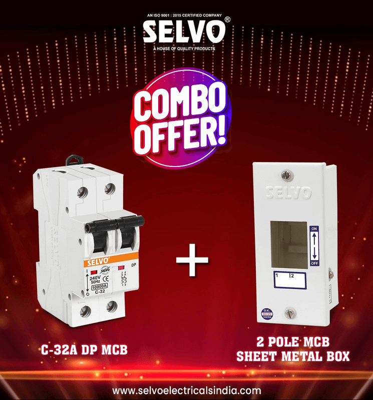 selvo-2-pole-metal-box-c-32a-dp-mcb-combo-offer