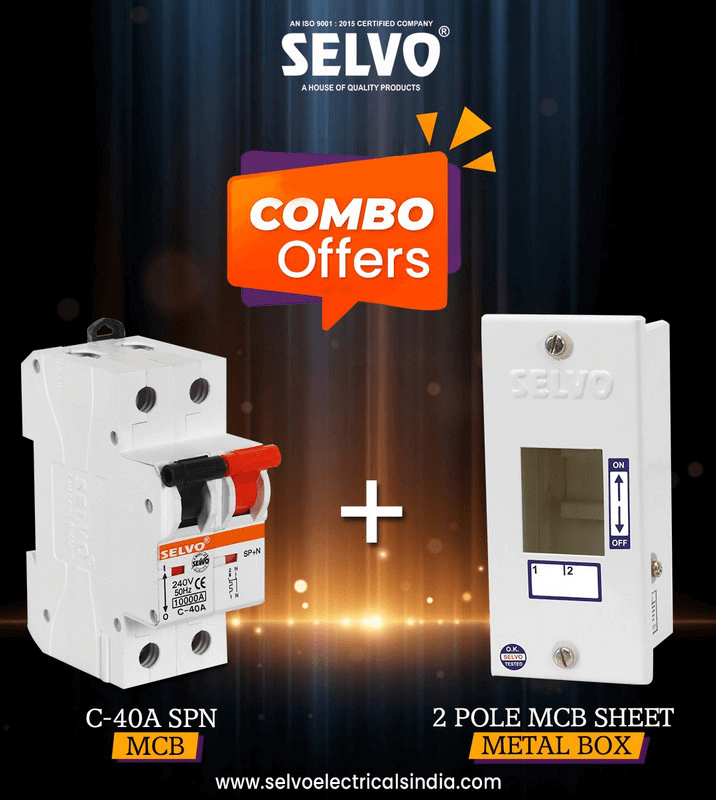 selvo-2-pole-metal-box-c-40a-spn-mcb-combo-offer