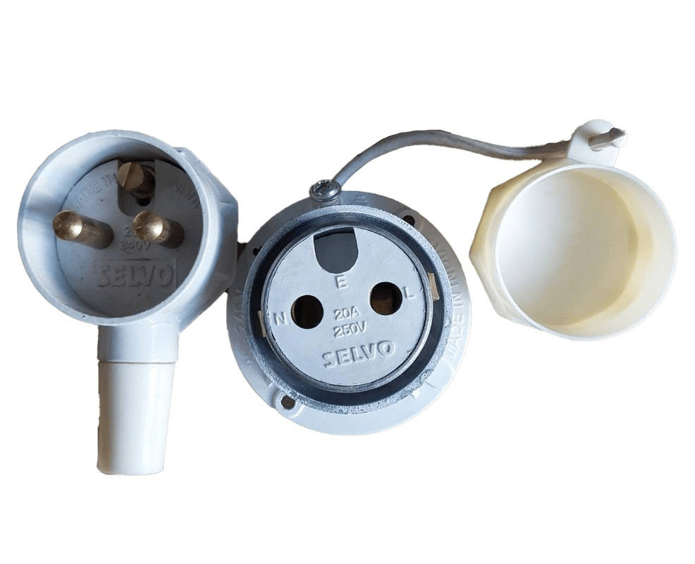 selvo-20a-spn-metal-clad-protected-two-pin-industrial-plug-and-socket-gseltps11066
