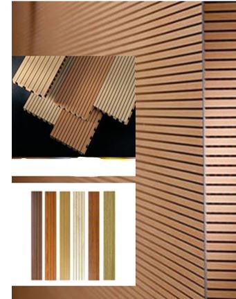 Wooden Grooved Acoustic Panel-Envmart